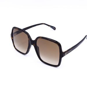 GIVENCHY GV7123 - Square Havana Brown Sunglasses NWT